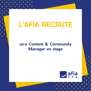 L'Afia recrute un Content et Community Manager en stage